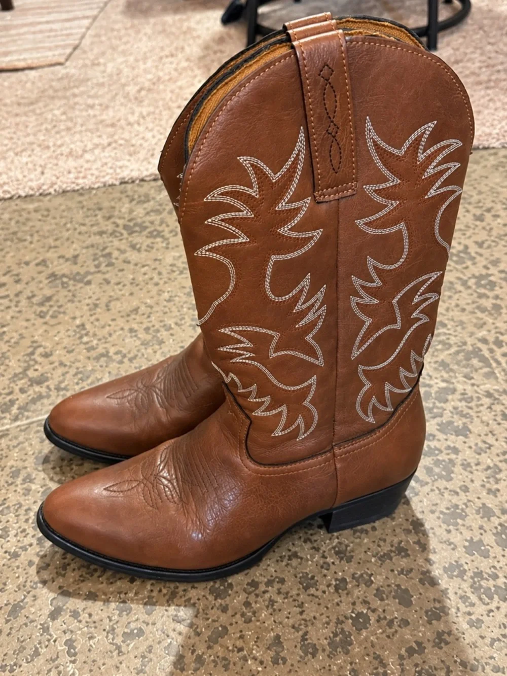 Classic Brown Western Women's Cowboy Boots